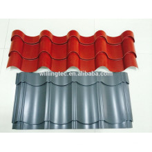Color coated corrugated steel tile